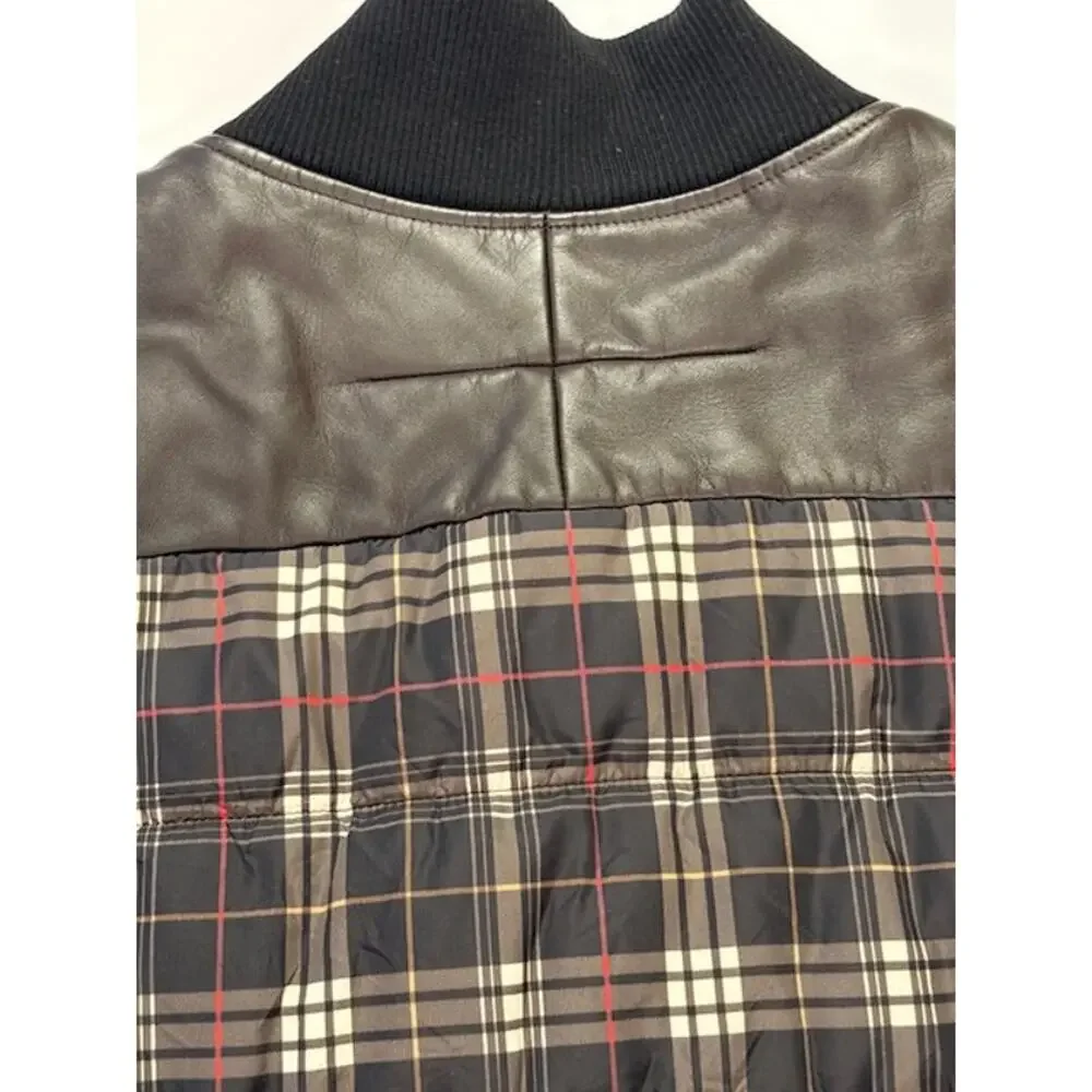 Givenchy Plaid Down Quilted Vest Full-Zip Pockets Black/Multicolor Mens Size 52 - Picture 16 of 16